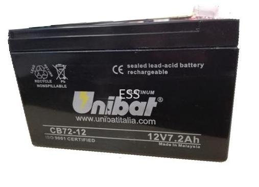 Unibat Platinum 12V 7.2Ah Backup Battery E-Jarvis SLA Backup Battery Perak, Ipoh, Malaysia Installation, Supplier, Supply, Supplies | Exces Sales & Services Sdn Bhd