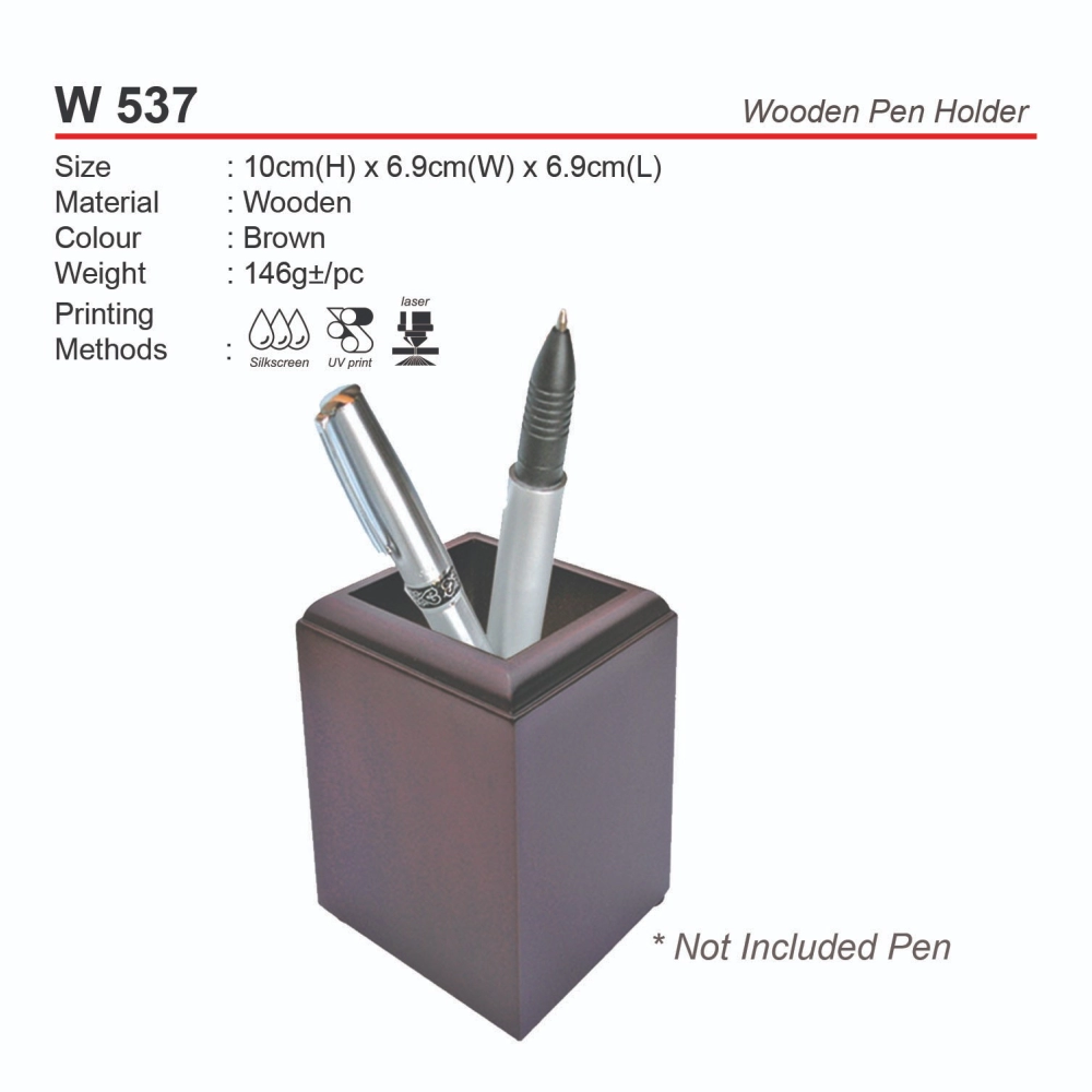 W 537 Wooden Pen Holder (A)
