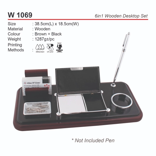 D*W 1069  6in1 Wooden Desktop Set (A)