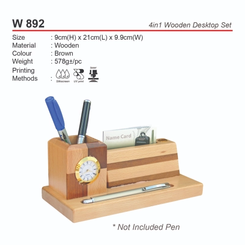 D*W 892 4in1 Wooden Desktop Set (A)