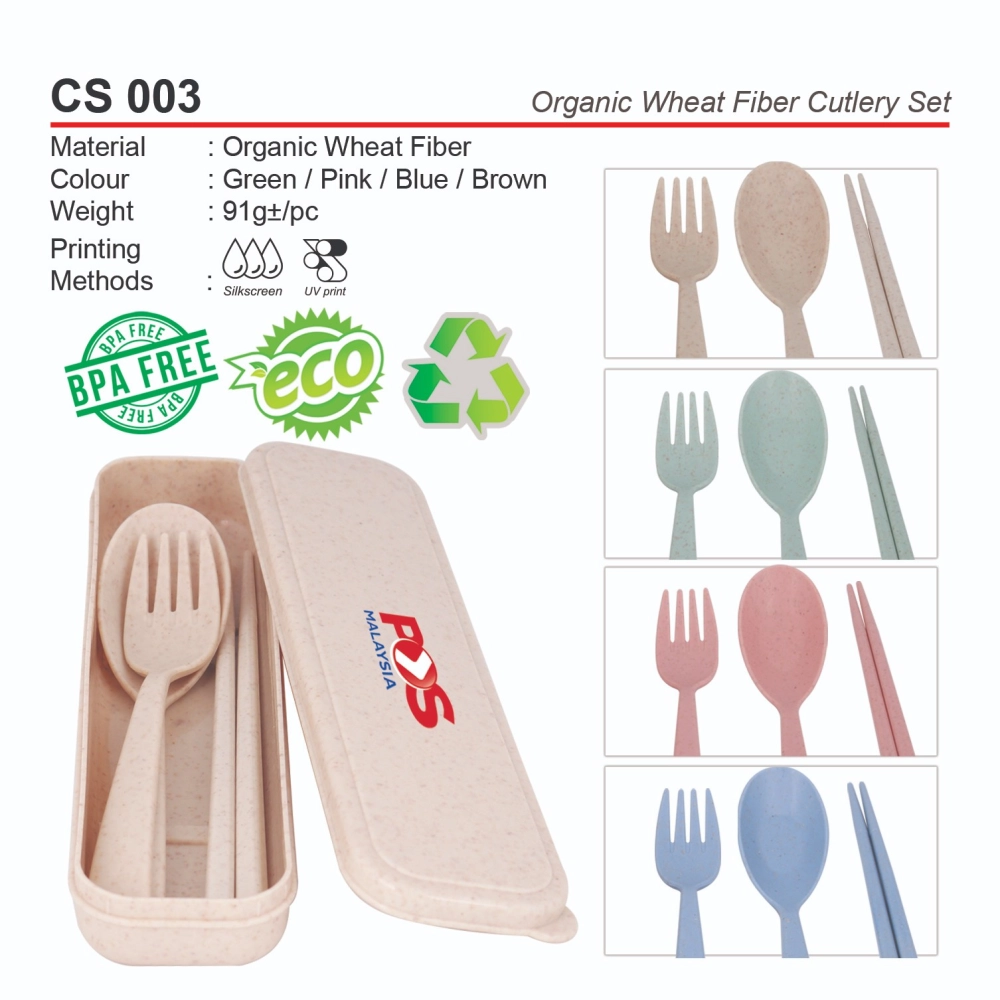 CS 003 (Organic Wheat Fiber Cutlery Set) (A)