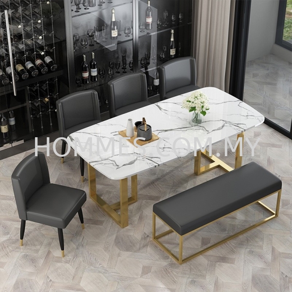  Marble Dining Table Dining Johor Bahru (JB), Malaysia, Nusajaya Supplier, Suppliers, Supply, Supplies | Hommes Furnishing Sdn Bhd