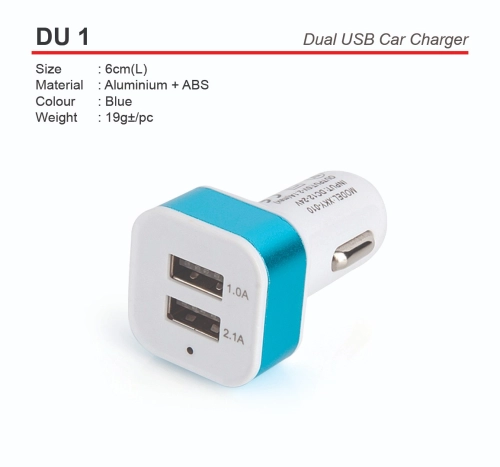 DU 1 Dual USB Car Charger (A)