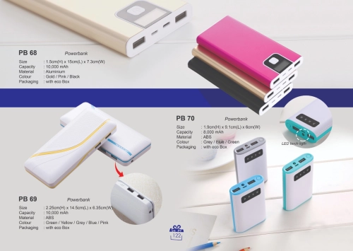 PB 68, PB 69 & PB 70 Powerbank (A)