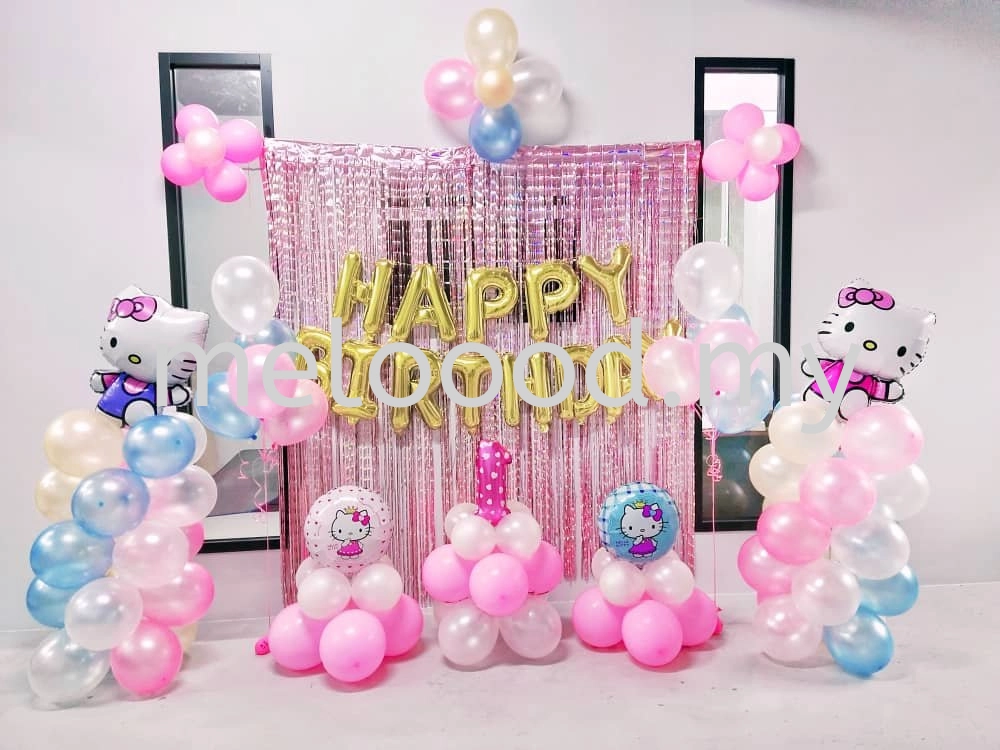 happy birthday  balloon decor