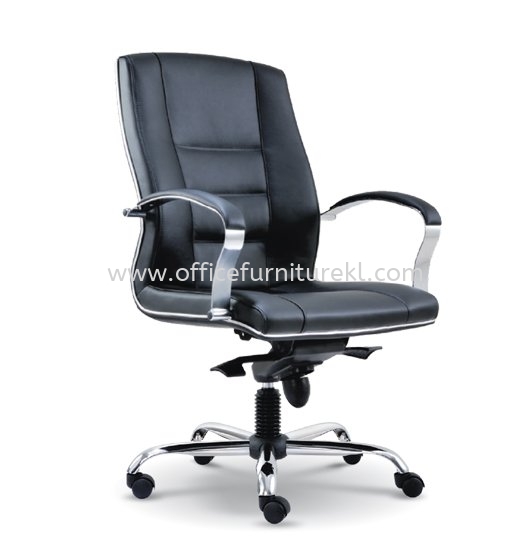 CITRUS MEDIUM BACK DIRECTOR CHAIR | LEATHER OFFICE CHAIR SEMENYIH SELANGOR