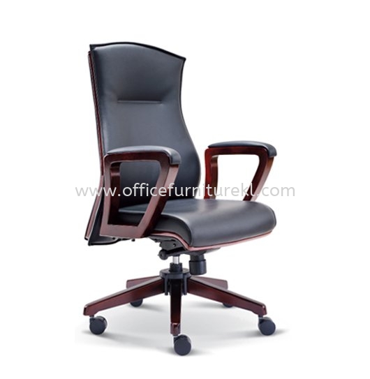 EMILY MEDIUM BACK DIRECTOR CHAIR | LEATHER OFFICE CHAIR SRI HARTAMAS KL