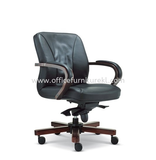 MERCU DIRECTOR LOW BACK LEATHER OFFICE CHAIR - Top 10 Best Office Furniture Product Wooden Director Office Chair |  Wooden Director Office Chair Jalan P. Ramlee |  Wooden Director Office Chair Plaza Perabot 2020 Furniture Mall |  Wooden Director Office Chair Banting 