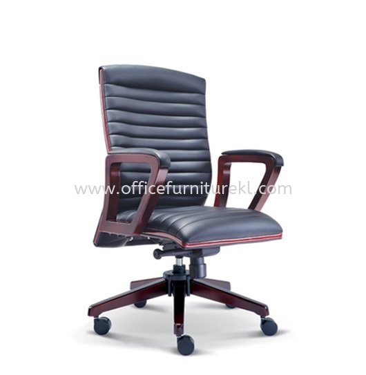 STONOR DIRECTOR MEDIUM BACK LEATHER OFFICE CHAIR - Top 10 Hot Item Wooden Director Office Chair | Wooden Director Office Chair Mid Valley | Wooden Director Office Chair Kerinchi | Wooden Director Office Chair Pandan Jaya 