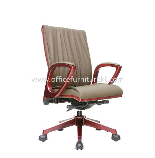 VITTA MEDIUM BACK DIRECTOR CHAIR | LEATHER OFFICE CHAIR KLANG SELANGOR