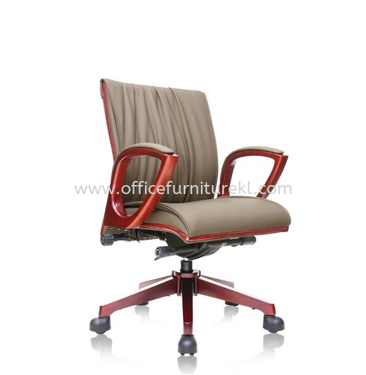 VITTA LOW BACK DIRECTOR CHAIR | LEATHER OFFICE CHAIR PORT KLANG SELANGOR