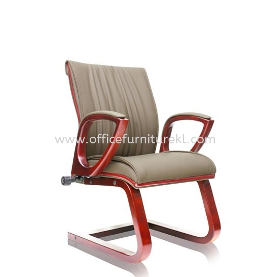 VITTA VISITOR DIRECTOR CHAIR | LEATHER OFFICE CHAIR BOTANIC SELANGOR