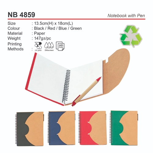 D*NB 4859 Notebook with Pen