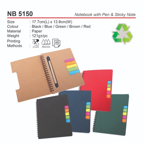 NB 5150 Notebook with Pen & Sticky Note