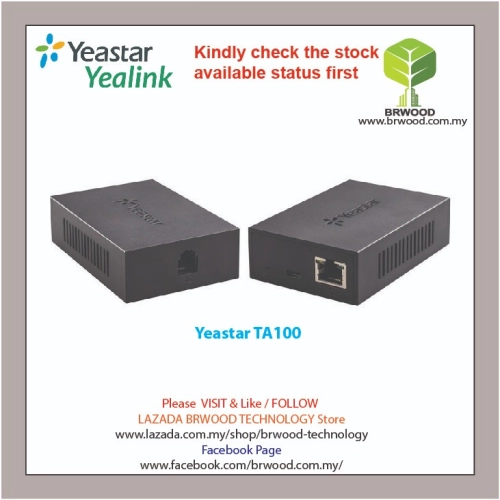 YEASTAR TA100: Neogate Analog Telephone Adaptor with 1 FXS Port