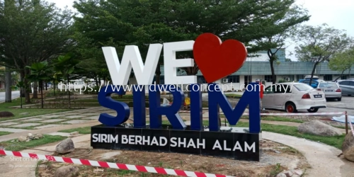 3D ALUMINIUM BOX UP LETTERING SIGNBOARD MAKER AT PANDAN INDAH, SRI MUDA, SHAH ALAM, SAUJANA PUTRA