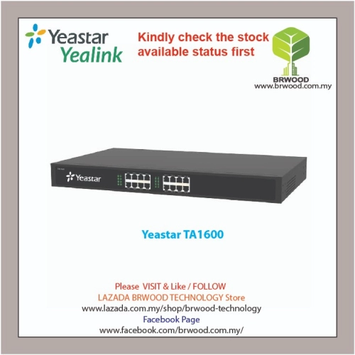 YEASTAR TA1600: NEOGATE VOIP GATEWAY WITH 16 FXS PORT