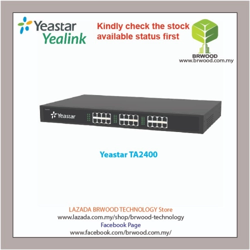 YEASTAR TA2400: NEOGATE VOIP GATEWAY WITH 24 FXS PORT