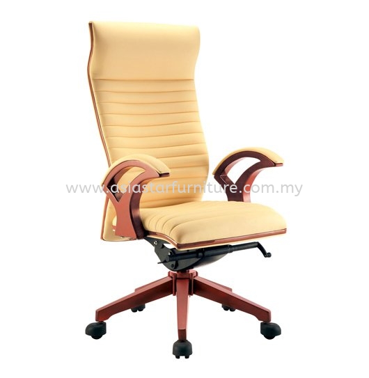 ZINGER HIGH BACK DIRECTOR CHAIR | LEATHER OFFICE CHAIR CHAN SOW LIN KL