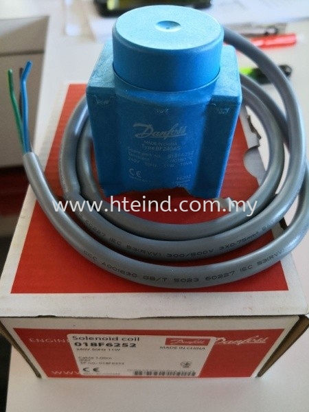 018F6252 - DANFOSS BF240AS SOLENOID COIL ; 240V 50HZ 11W 19VA DANFOSS HVACR SYSTEM CONTROLS Pahang, Malaysia, Kuantan Supplier, Suppliers, Supply, Supplies | HTE Industrial Supplies (M) Sdn Bhd