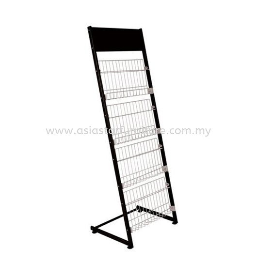 4 TIER WIRE MAGAZINE RACK- magazine rack ttdi | magazine rack damansara kim | magazine rack setapak