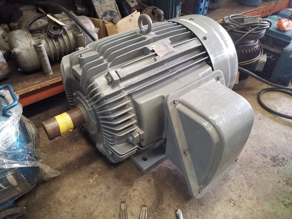 Second Hand Teco 75hp 4poles three phase foot mounted motor