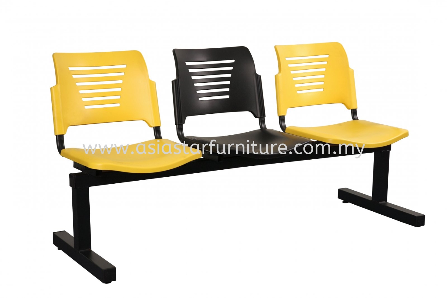 AEXIS PP 3 SEATER LINK CHAIR C/W EPOXY BLACK T-SHAPE METAL BASE- folding/training chair - computer chair seksyen 51 a pj | folding/training chair - computer chair pj old town | folding/training chair - computer chair taman muda