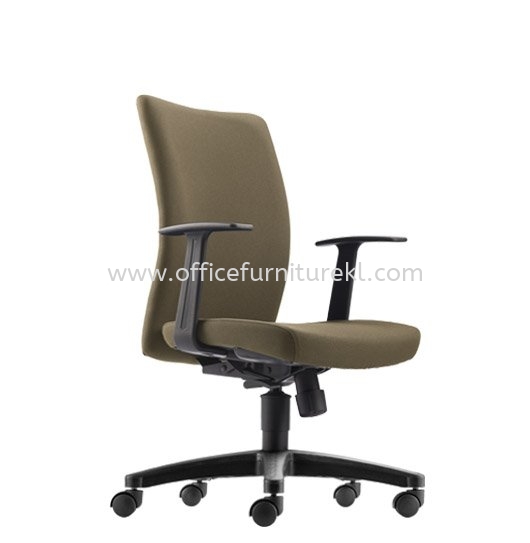 ERGO MEDIUM BACK EXECUTIVE CHAIR | LEATHER OFFICE CHAIR SOLARIS DUTAMAS KL