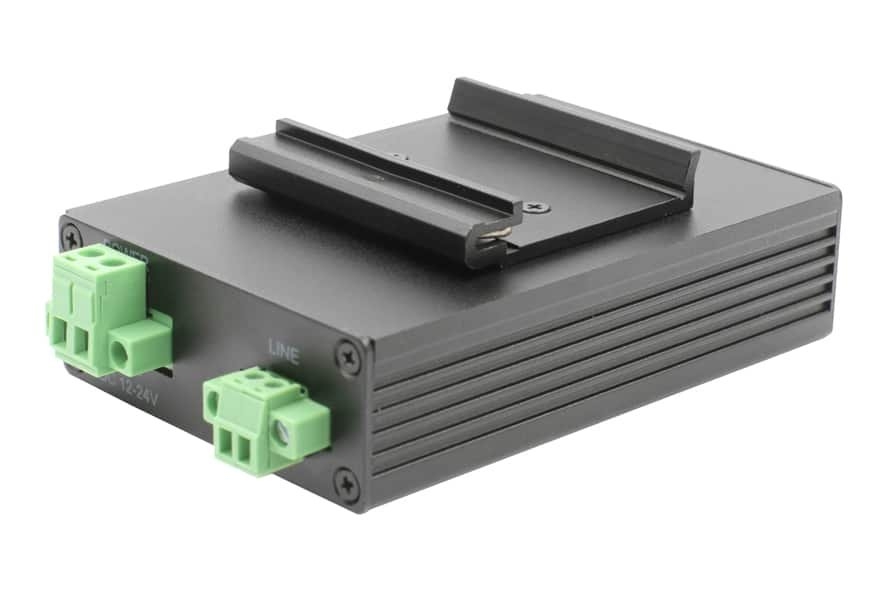 Din Rail Mounted 2 Wire Ethernet Extender Up To 1000 M High Speed Lan Ethernet