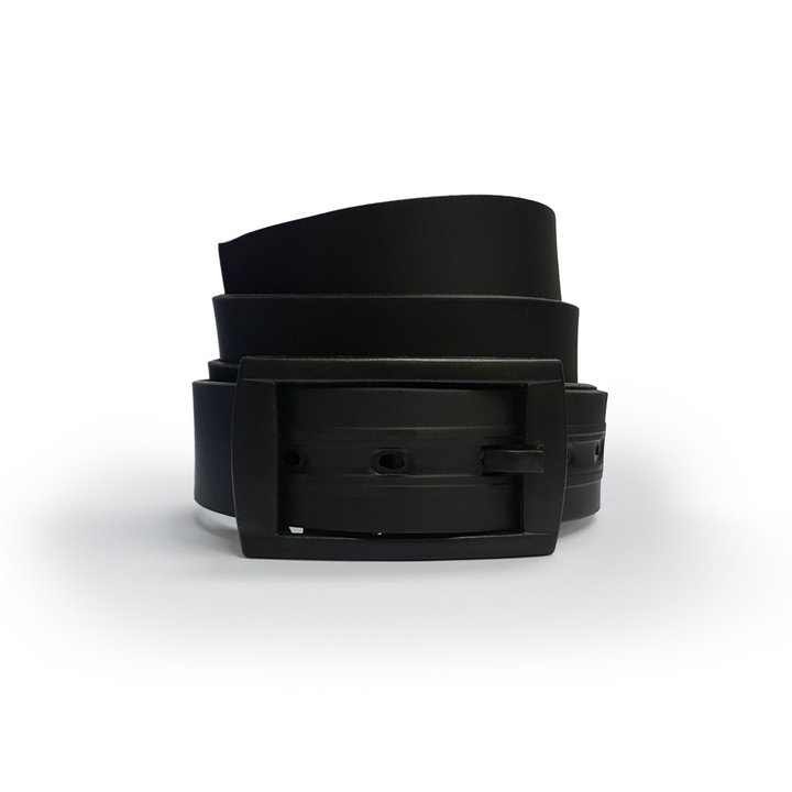 Unisex Silicone Belt - Black/Black