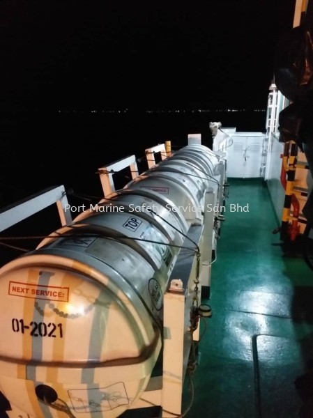 Liferaft Installation Onboard Liferaft Johor Bahru (JB), Malaysia, Selangor, Sarawak, Sabah, Terengganu Supplier, Provider, Supply | Port Marine Safety Services Sdn Bhd