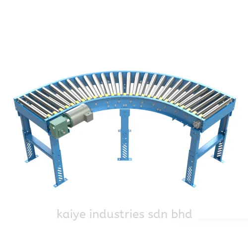 90deg Motorised Roller Conveyor