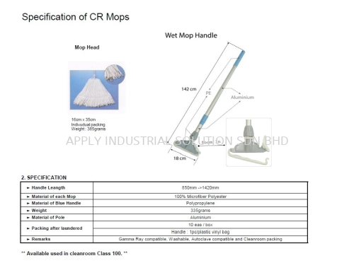 Cleanroom Mop