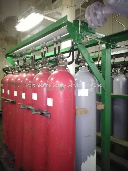 Co2 System Fire Extinguisher, Detection and Fighting System Johor Bahru (JB), Malaysia, Selangor, Sarawak, Sabah, Terengganu Supplier, Provider, Supply | Port Marine Safety Services Sdn Bhd