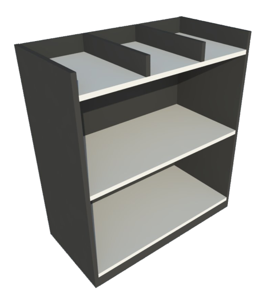 Low Cabinet File Tray (Grey + Graphite) Low Cabinet File Tray Cabinets Loose Furniture Johor Bahru (JB), Malaysia, Iskandar Supplier, Suppliers, Supply, Supplies | PSB Decoration Sdn Bhd