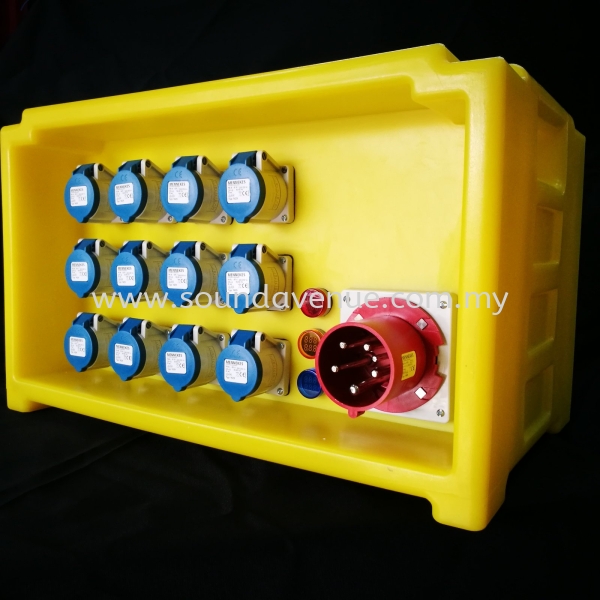 63 Amp Distribution Box ( Yellow Color )Box Type Distribution Box ( Box Type ) Kuala Lumpur (KL), Malaysia, Selangor, Pudu Supplier, Supply, Supplies, Manufacturer | Sound Avenue Sdn Bhd