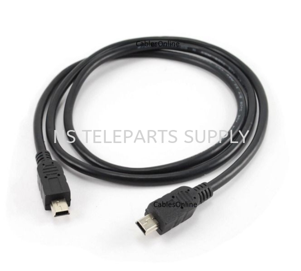 2.0 USB CABLE MINI 5 PIN TO MINI 5 PIN 30 CM USB Cable Cable Products Seremban, Malaysia, Negeri Sembilan Supplier, Suppliers, Supply, Supplies | NS Teleparts Supply