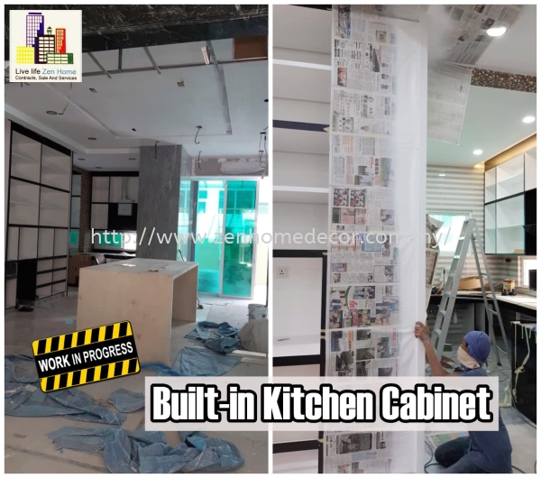 Kitchen Cabinet Built in kitchen cabinet Built in works Furniture & Renovation Selangor, Malaysia, Kuala Lumpur (KL), Puchong, Shah Alam Supplier, Suppliers, Supply, Supplies | Zen Home Decor