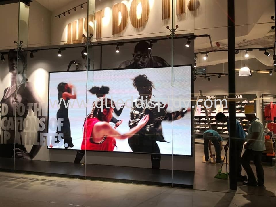 Mid Valley Southkey Megamall - Nike Shop Window LED Screen Shop Window ADS  Display Screen Indoor Shopping Center Led Screen Johor Bahru (JB), Malaysia  Manufacturer | Q & L LED Display Board Supply