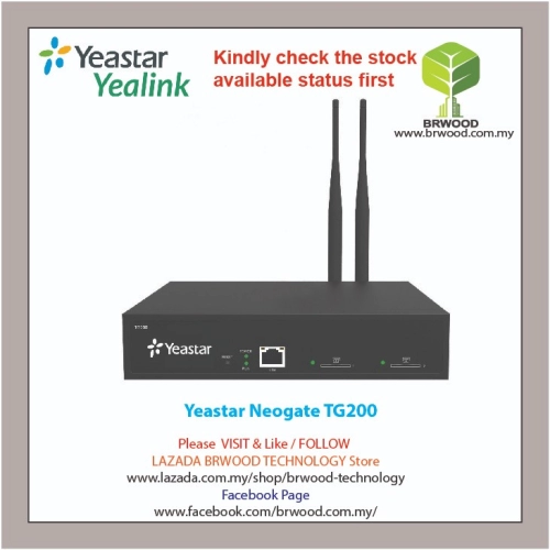 YEASTAR TG200: NEOGATE VOIP GSM GATEWAY