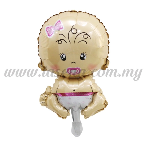 [Cartoon] Mini Foil Balloon *Baby Girl Nuk Pink (FB-S-N0027)