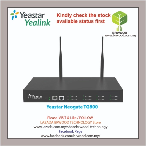 YEASTAR TG800: NEOGATE VOIP GSM GATEWAY