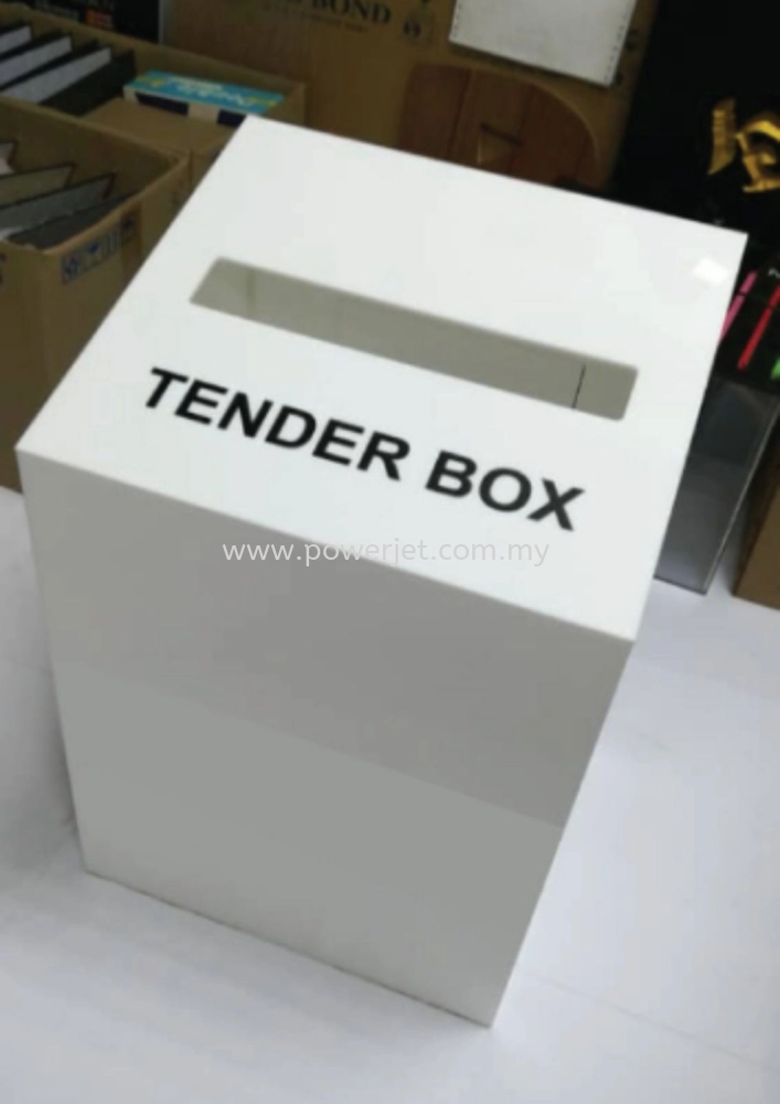 Acrylic Tender Box