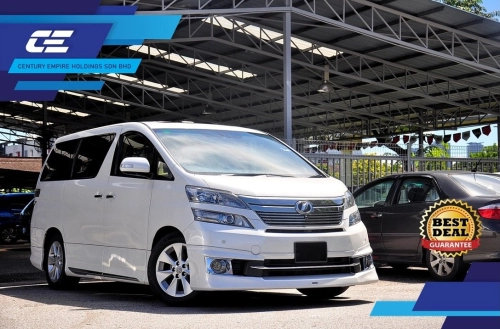 TOYOTA VELLFIRE 3.5L V6 VL PREMIUM 2013 FACELIFT