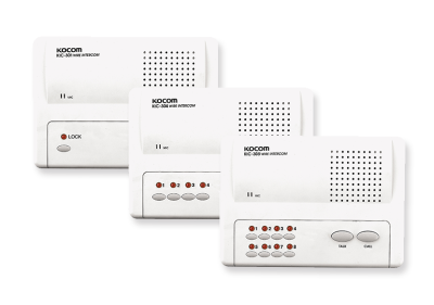 KIC-301/4/8/300S(Sub). Kocom Hand Free Intercom System