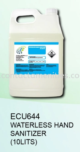 ECU644 Waterless Hand Sanitizer (10L)