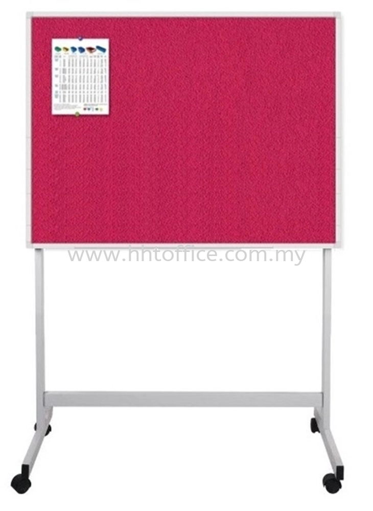 Aluminium Frame Fabric Board with Mobile Stand