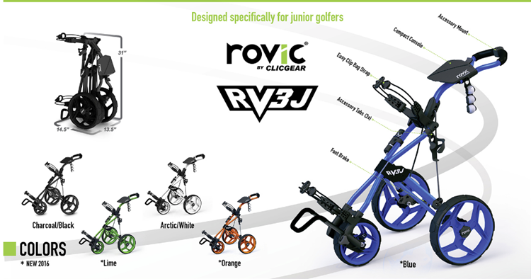 Rovic by Clicgear Junior Cart Yellow