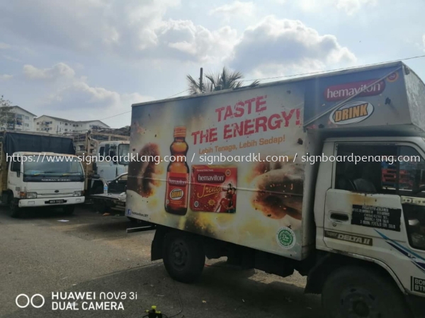 Truck box lorry sticker full warping still sticker in Kuala Lumpur and klang Stiker Trak Lori Selangor, Malaysia, Kuala Lumpur (KL) Pembuat, Pebekal, Pemasangan | Great Sign Advertising (M) Sdn Bhd