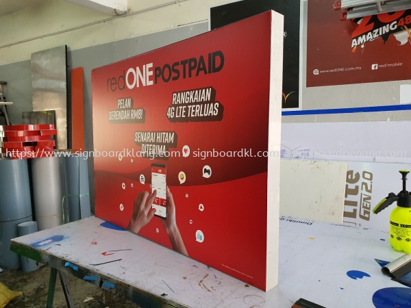 red one indoor Led frabic light box signage signboard at Kuala Lumpur and klang LED Fabric Light Box Selangor, Malaysia, Kuala Lumpur (KL) Pembuat, Pebekal, Pemasangan | Great Sign Advertising (M) Sdn Bhd